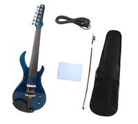 6 String Electric Violin 4/4 Guitar Neck Have Fret Beautiful Timbre Case+Bow+Cable
