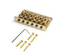6 String Fixed Bridge Alloy Electric Bass Bridge Adjustable String Bass Bridge Bass Hardware For Electric Bass