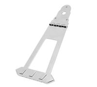 6 String Guitar Bridge Parts Metal Alloy Silver Trapeze Tailpiece Replacement for Acoustic Jazz Bass