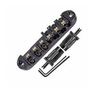 6 String Guitar Bridge Replacement Roller Saddles Guitar Bridge Tailpiece Electric Guitar Bridge