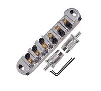 6 String Guitar Bridge Roller Saddles Adjustable Roller Saddles Guitar Bridge Replacement for Electric Guitar Bridge Adjustable Melody Bridge