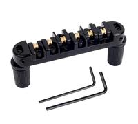 6 String Guitar Bridge Roller Saddles Adjustable Roller Saddles Guitar Bridge Replacement for Electric Guitar Bridge Adjustable Melody Bridge