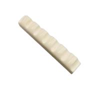 6 String Guitar Nut Saddles Cattle Bone Pre Slotted Top Nut Flat Bottom