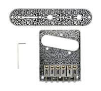 6 String Guitar Saddle Bridge Volume Control Plate for Fender Telecaster