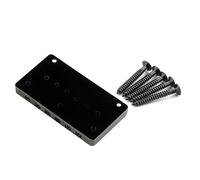 6 String Hard Tail Fixed Guitar Bridge With Mounting Screws Top Load Tailpiece For Precisions Electric Instrument