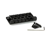 6 String Hard Tail Fixed Guitar Bridge With Screws & Wrench Top Load Tailpiece For Precisions Electric Instrument