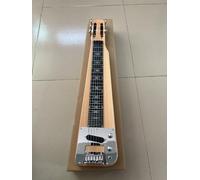 6 String Lap Steel Electric Guitar Hawaiian Style Slide Guitar with Single Coil Pickup, Volume & Tone Controls, Hard Case and Steel Bar for Beginners (Natural Maple Satin)