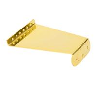 6 String Metal Bridge Tailpiece Replacement for Jazz Electric Guitar, Pulling String Board Guitar Accessory (GA433 Gold