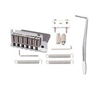 6 String Metal Fixed Hardtail Saddle Bridge Top Load Guitar Tailpiece For Electric Guitar Accessories