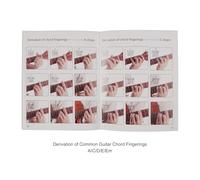 6-string Music Map Paperback Book Guitar Chord Book Paperback Chart For Folk Classical Electric Enduring Acoustic Guitar Practice Chords Scale Chart