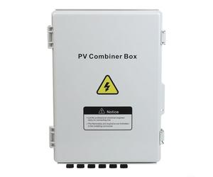6 String PV Combiner Box 550V DC with Circuit Breaker and IP65 Dustproof Waterproof Enclosure for Solar Energy Installations