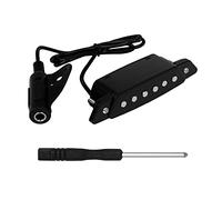 6-String SH-85 Soundhole Pickup Preamp Pickup With Active Power For Folk Acoustic Guitar Ukulele Accessories Soundhole Pickup For Acoustic Guitar Humbucker Acoustic Guitar Pickup Soundhole Set