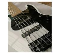 6-String White Bass Guitar with Maple Neck, Shell Pearl Inlay, and Active SS Pickups(7 strings bass)