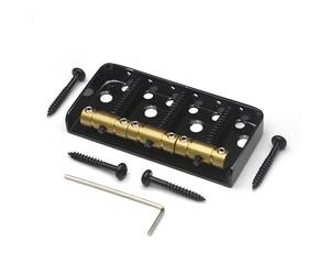 6 Strings Bridge, Alloy Luthier Jazz Guitar Mandolin Part Archtop Jazz Guitar Bridge