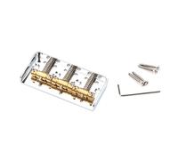 6 Strings Electric Guitar Bridge Saddle For Electric Guitar With 4 Mount Screws And Wrench Electric Guitar Bridge Kits