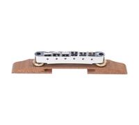 6 Strings Electric Guitar Bridge With Roller Saddles Saddles Jazzes Wood Guitar Bridge