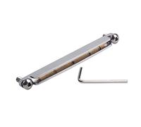 6 Strings Guitar Bridge Adjustable Saddles Metal Risers Saddles Acoustic Guitar Bridge Tool For Acoustic Folk Metal Risers