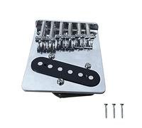 6 Strings Guitar Bridge Plate With Pickup For Electric Guitars Parts Accessories Replacement Electric Guitar Bridge Set Replacement Guitar Bridge Allen Wrench/screws/height Nut