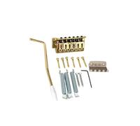 6 Strings Guitar Bridge Saddle Tailpiece for Guitar 6 Strings for G for SQ ST Electric Guitar Tremolo Bridge Standard Guitar Accessories(God)