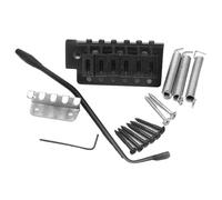 6 Strings Guitar Bridge Saddle Tailpiece For Guitar Electric Guitar Tremolo Bridge Standard Guitar Accessories(Black)