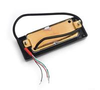 6 Strings Humbucker Pickups for Electric Guitar Neck Chrome 50mm Pole Spacing Compatible with LP Models