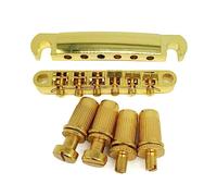 6 Strings Tune O-Matic Guitar Bridge And Tailpiece With Studs Kits For LP Les Electric Guitar Parts Replacements Tune O-matic Bridge And Tailpiece Rollers Saddle For Les