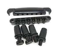 6 Strings Tune O-Matic Guitar Bridge And Tailpiece With Studs Kits For LP Les Electric Parts Replacements Stop Rollers Saddle Bridge And For Les