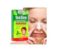 6- STRIPS Australian Tea Tree Deep Cleansing NOSE PORE STRIPS, Blackhead Remover Clear and Unclogged Pores[ Blackhead Remover Deep Cleansing FOR NOSE ]