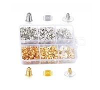 6 Styles Metal Silicone Earrings Backings,330 Pcs Rubber Plastic Clear Soft Earring Backs Clutch Ring Stopper Replacement for Studs Droopy Ears Heavy Fishhook Earring (6 Styles Metal)