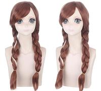 6 styles Princess Elsa and Anna Cosplay Wig adult women Long Braided beige Brown Wigs Carnival Party anna elsa Synthetic Hair anna elsa wig PL-310-2