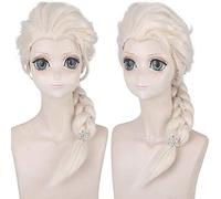 6 styles Princess Elsa and Anna Cosplay Wig adult women Long Braided beige Brown Wigs Carnival Party anna elsa Synthetic Hair anna elsa wig PL-309