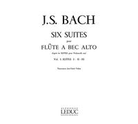 J.S. BACH: SIX SUITES - VOL. 1 (ALTO RECORDER)