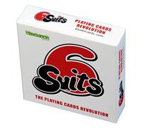 6 SUITS the Playing Cards Revolution - 6 Suits of 9 Cards - Play Poker, Rummy, Bridge, Snap and other Card Games and New Ones in Fun New Way - Novelty Card Deck Gift for Kids and Adults