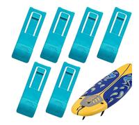 6 Surfboard Fin Fastener, Surfboard Fins Clips, Replacement Buckle Shark-fin Device Paddle Board Fin Replacement, Surfing Gear Fin Bracket, Watershed Fin Clip, 4.7X1.7cm