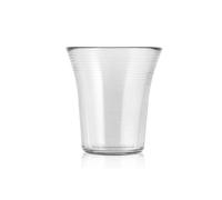 6 Table Glasses Circle In Transparent Glass 27 Cl H&H