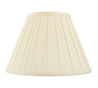 6" Tapered Drum Lamp Shade Cream Box Pleated Fabric Cover Chandelier Clip On