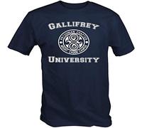 6 Tee Niners University of Gallifrey T Shirt Black 3XL