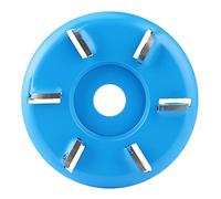 6 Teeth Power Wood Carving Disc, Stump Remover Angle Grinder Wood Carving Disc Woodworking Blade Tools Chainsaw Wheel Chain Saw Disc Saw Blade Grinder