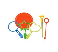 6 Teile/satz Blase Zauberstäbe Bunte Multihole Blase Spielzeug Blase Machen Zauberstab mit Dip Sommer Spielzeug Mitbringsel für Kinder Farbe Zufällig Stilvoll und BelieAusgezeichnetes Design