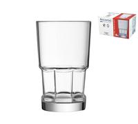 6 Tempered Glass Tribeka Glasses 45Cl Transparent ARC