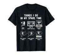 6 Things I Do in my Spare Time Padel Tennis T-Shirt