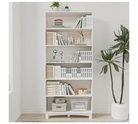 Urbn-Living Urbnliving 180Cm Height White 6 Tier Wide Wooden Bookcase Shelf Storage Display Shelving Unit