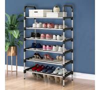 6 Tiers Shoe Rack Organizer Stackable Space Saving Shoe Shelf