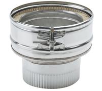 6" to 6" Appliance Connector Vitreous to Stainless