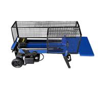 6 Ton Electric Log Splitter Bloggs 2000W 230V Horizontal Wood Splitter With Safety Cage 520mm