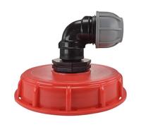 6" Top Inlet Lid for IBC Tank With Course Thread 150mm + MDPE Fitting Elbow,Tee,Straight Multiple Sizes (32mm mdpe elbow)
