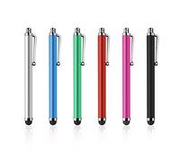 6 touch-screen pens, early education pens, tablet painting pens, high sensitivity, suitable for all touch screen devices, stylus 11.5cm (6 colors)