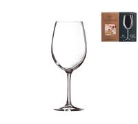 6 Transparent ARC Cabernet Tulip Glasses