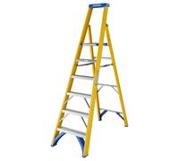6 Tread Fibreglass Platform Step Ladder - 7170618