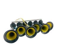 6-Tube 8-Tone 24V 12V 125dB Electric Air Horn for Trucks High-Power Musical Car Horn with Remote Control Universal Fit for LORRY (12V)